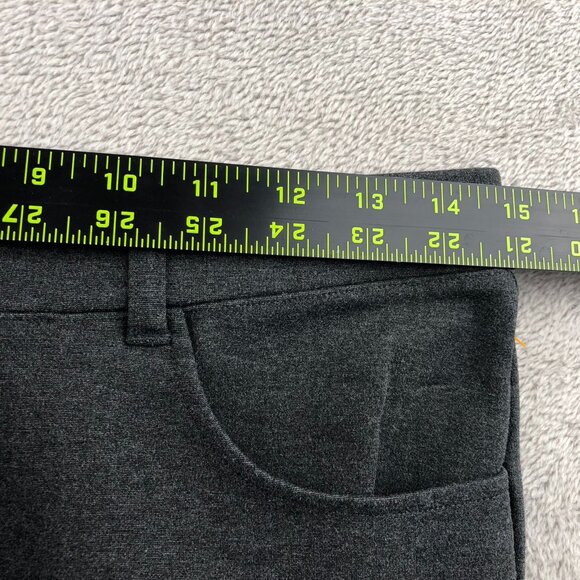 Quince Women Pants Medium Petite Straight Leg Petite Pull On Stretch Gray Casual - Picture 5 of 13